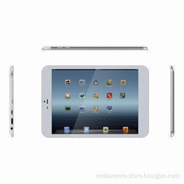 7.85-inch Tablet PCs, TIPS Screen MTK8389 Quad Core, 1,024 x 768 Pixels, 3G, GPS, BT, Dual-camera